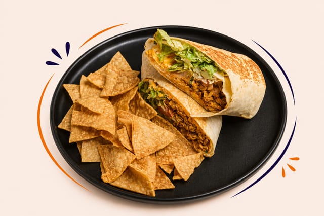 Burrito De Chicharron.