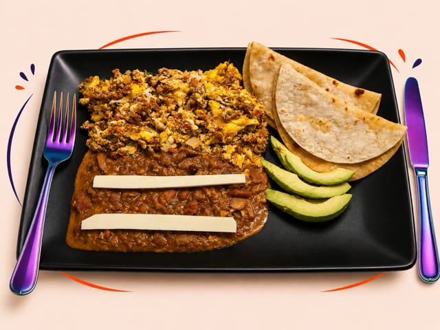 Huevos Con Chorizo.